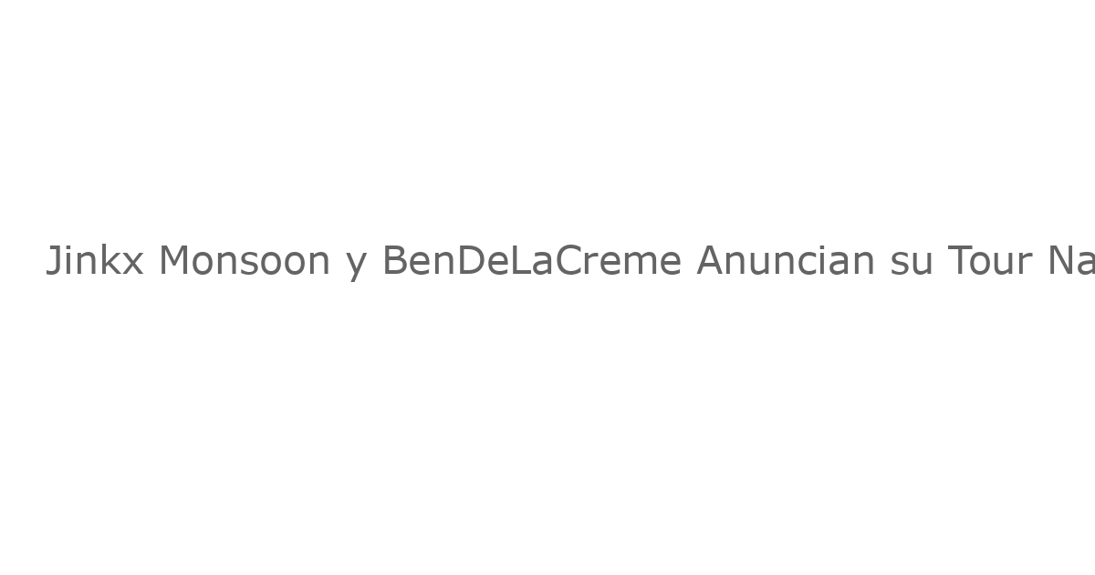 Jinkx Monsoon y BenDeLaCreme Anuncian su Tour Navideño de 2025